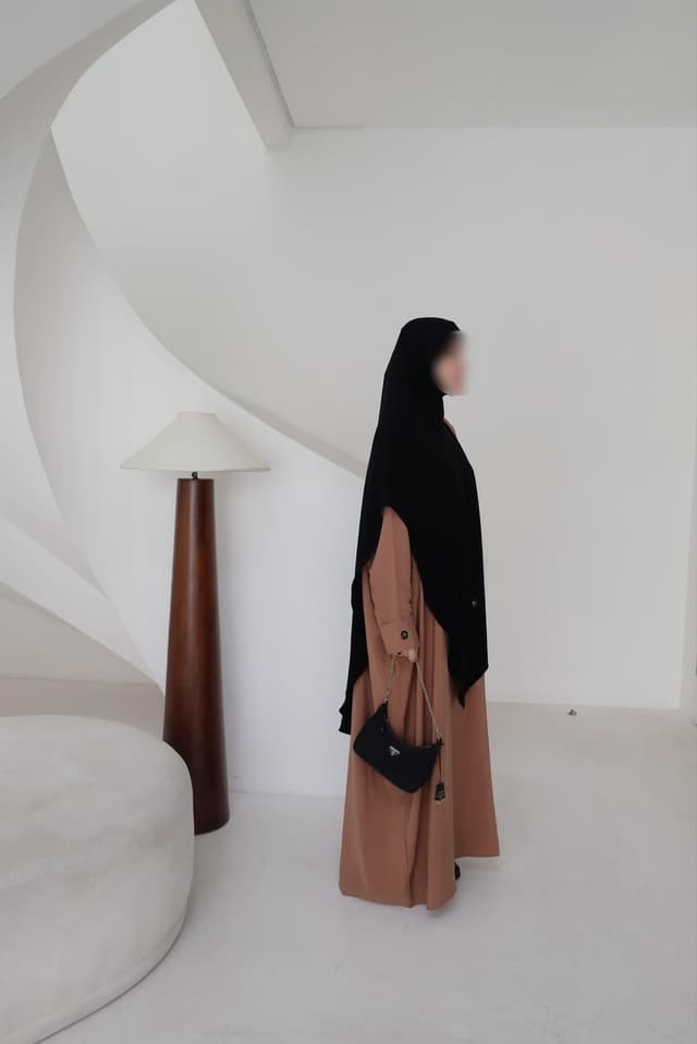 Loose Abaya - Camel Brown