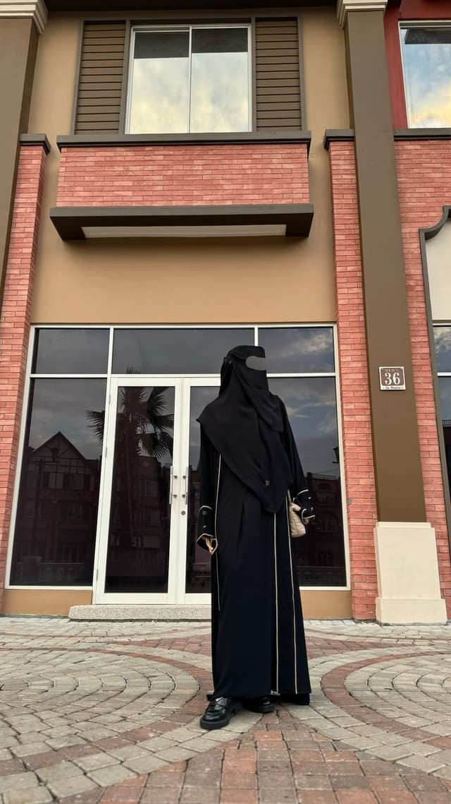 Royal Abaya Eid Series - Super Jetblack