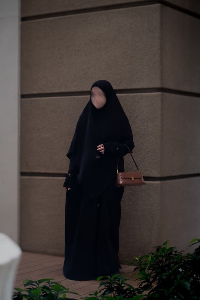 Set Fearless Abaya & Khimar - Full Black