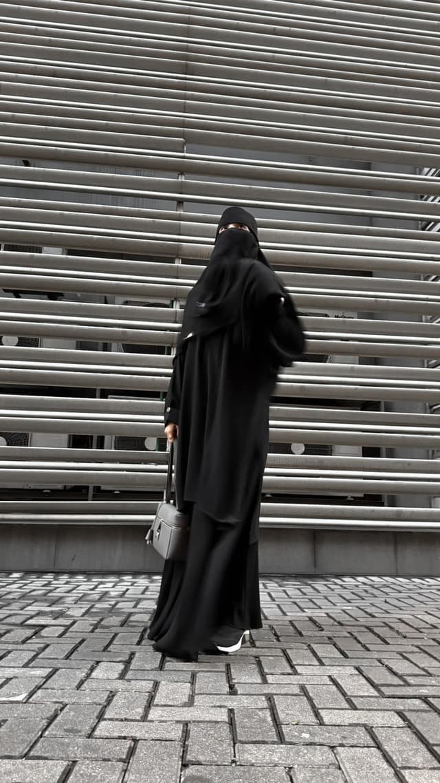 Luna Set Oversized Tunik - Super Jetblack