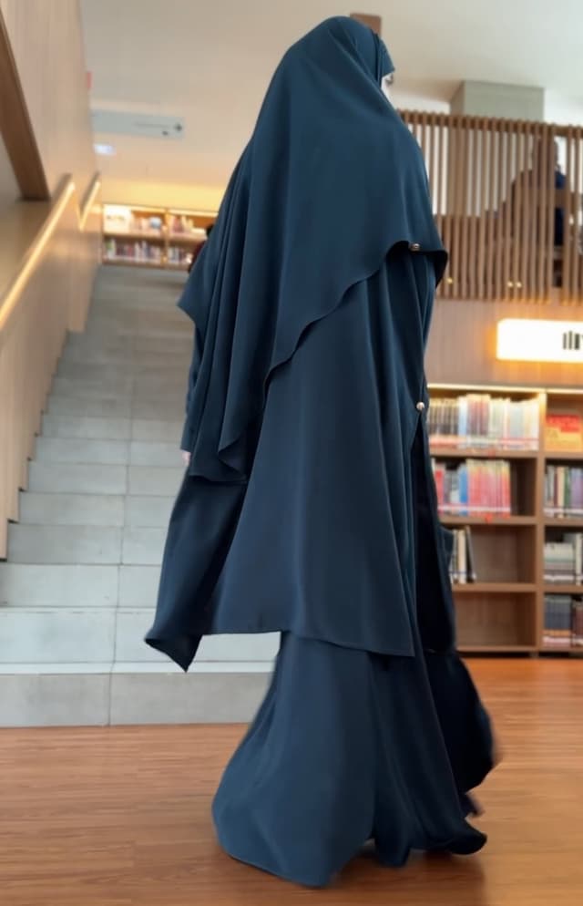 Luna Set Oversized Tunik - Dark Teal