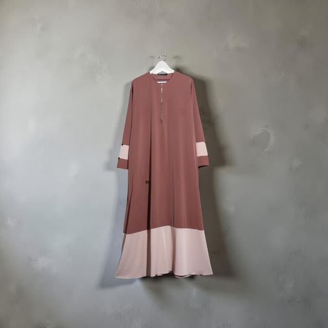 Noir Abaya - Choco Cream