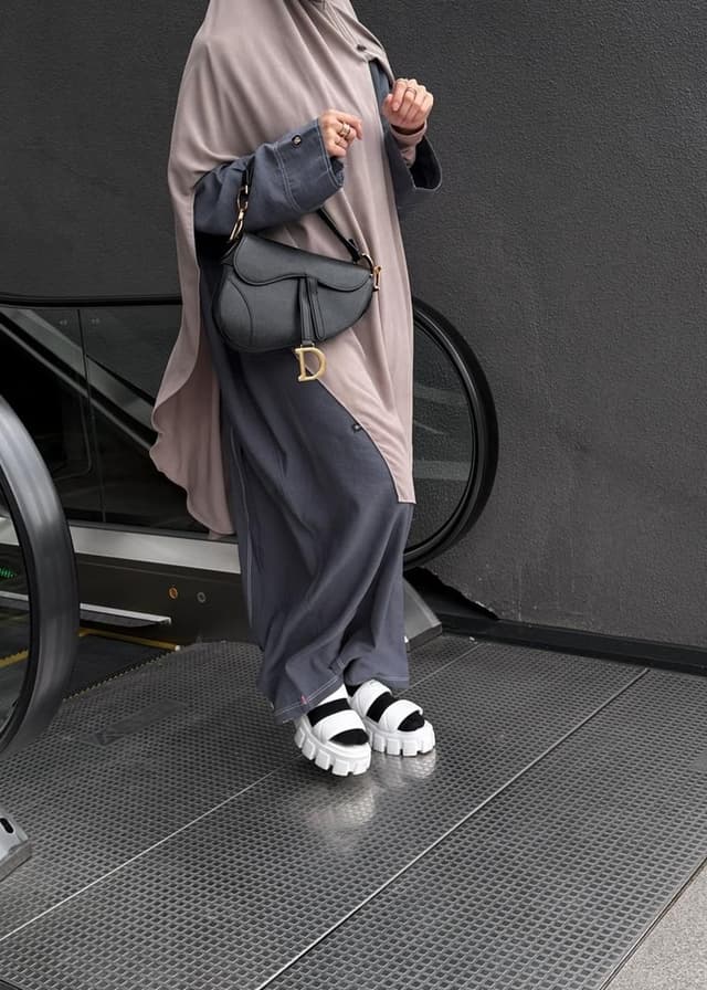 Mindful Abaya - Denim